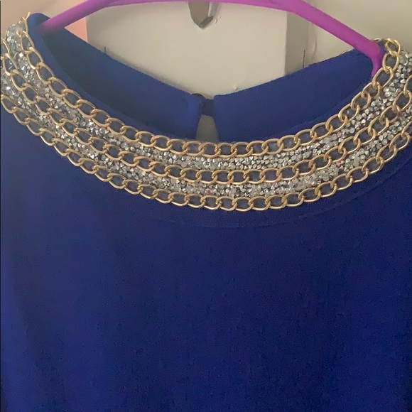 Royal blue top - Picture 2 of 3